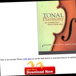 Tonal harmony 8th edition pdf