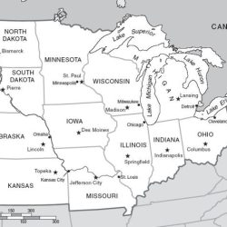 Midwest region capitals and abbreviations