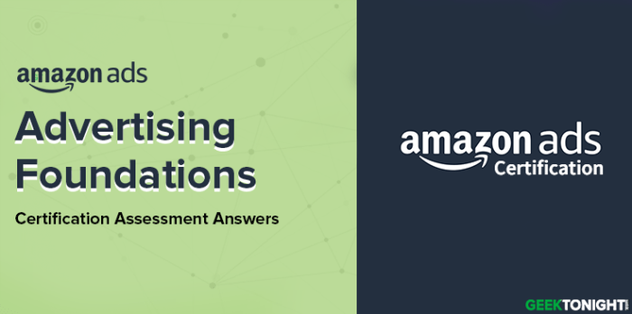 Amazon advertising foundations certification assessment answers